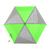 Step by Step Regenschirm mit Magic Rain Effect Neon Green