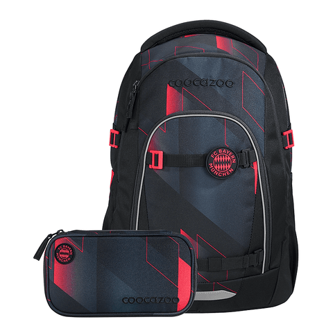 Coccazoo Rucksack-Set MATE FC Bayern, Stern des Südens, 2-tlg.