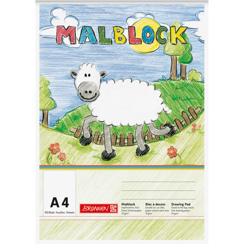 Brunnen Malblock A4 100Bl 10-47 407