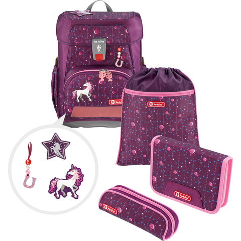 Step by Step Schulranzenset CLOUD 00183689 Dreamy Unicorn Nuala 5tlg icorn NualaZoll, 5-teilig