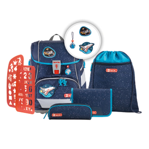 Step by Step Schulranzenset 2IN1 PLUS 00183753 Sky Rocket ocket RicoZoll, 6-teilig