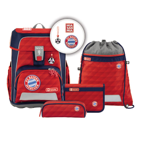 Step by Step Schulranzenset CLOUD 00129245 FC Bayern 5teilig lMia san MiaZoll, 5-teilig