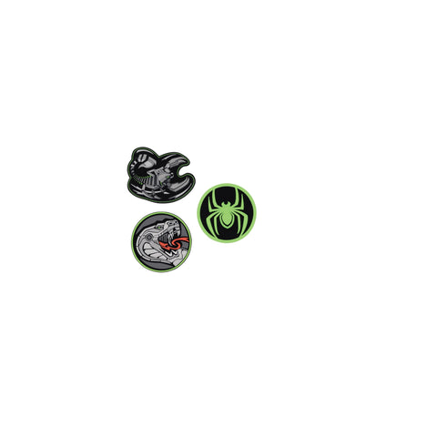 DERDIEDAS Buttons 8401133 Scorpio 3 St./Pack. 840133 0