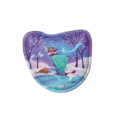 Funkel-Klettie KLE-CGL-001-004 Schlittschuhprinzes Schlittschuhprinzessin