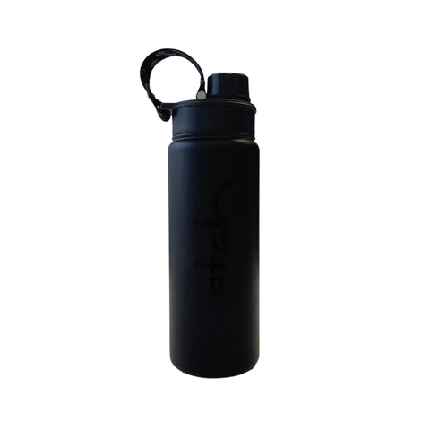 Satch Trinkflasche SAT-EBO-001-800 Edelstahl schwarz Black