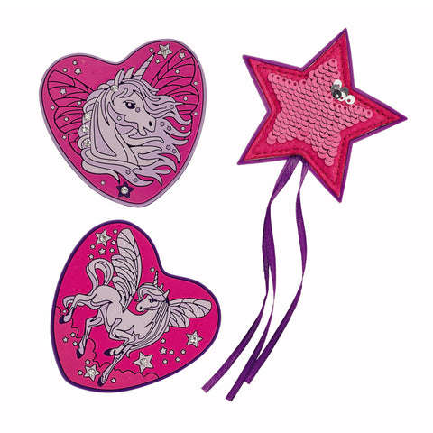 DERDIEDAS Buttons 8401153 Pretty Unicorn 3 St./Pack. 1153 0