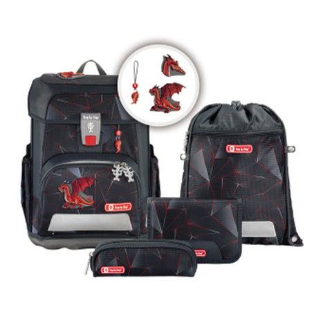 Step by Step Schulranzenset CLOUD 00183695 Dragon Drako on Drako", 5-teilig