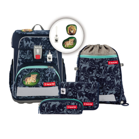 Step by Step Schulranzenset CLOUD WWF 00183755 Little Lion 183755