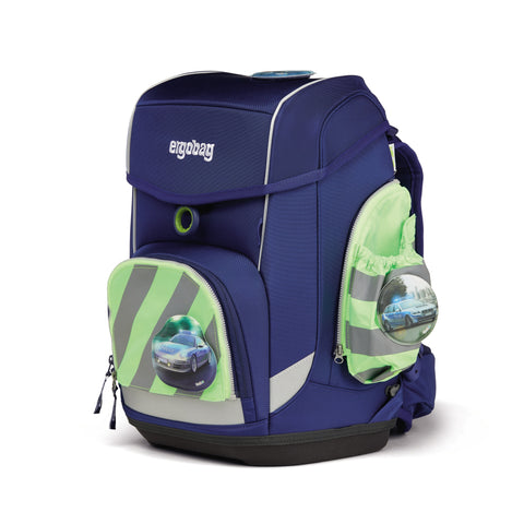 ergobag Zip-Set Fluo Seitentasche ERG-STR-002-213 Reflektor grün eflektorstreifen Grün