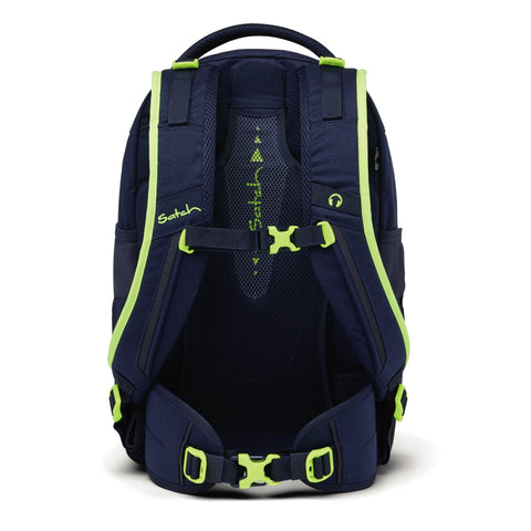 Satch Schulrucksack sleek Toxic Yellow SAT-SLE-001-122 Toxic Yellow