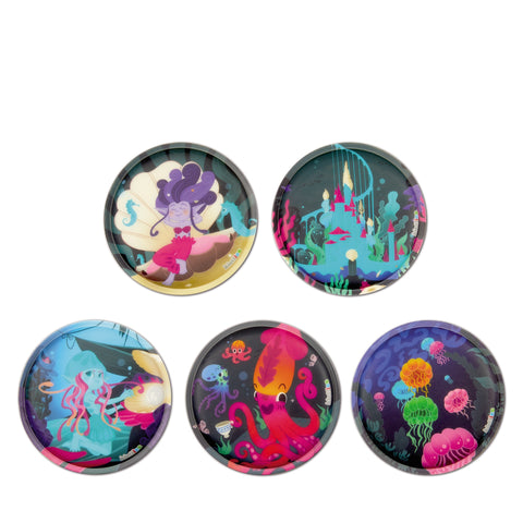 ergobag Kletties-Set 00816-00074-10 5tlg. Wasserfeen Unterwasser Feen