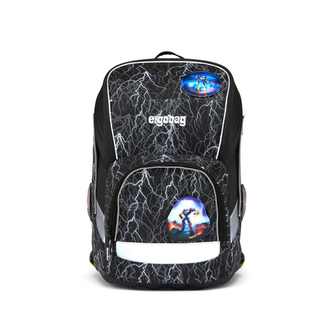ergobag Schulranzen-Set wide 00669-900Z6-10 Super ReflektBär Super ReflektBär