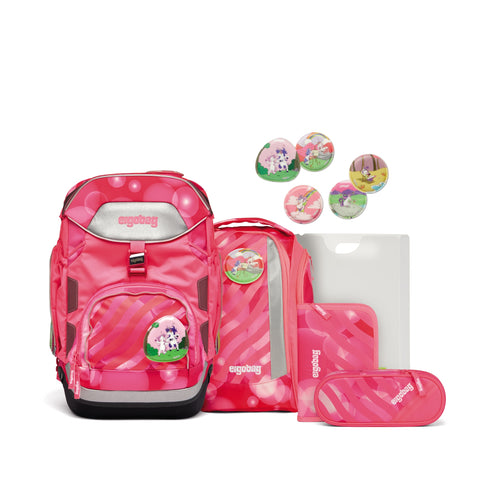 ergobag Schulrucksack-Set pack 00645-90160-10 KuntBärbunt Einhorn KuntBärbuntes Einhorn