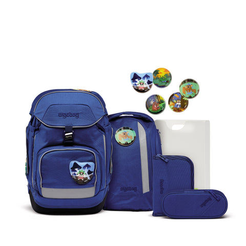 ergobag Schulrucksack-Set pack 00646-30138-10 WaldmonstBär WaldmonstBär