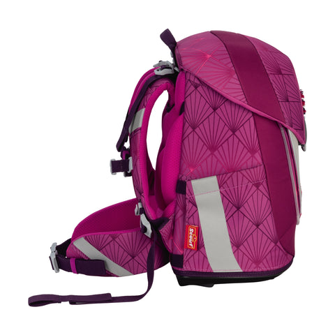 Scout Sunny II Schulranzen 73460084700 Safety Light Princess Schulranzen-Set 5-teilig