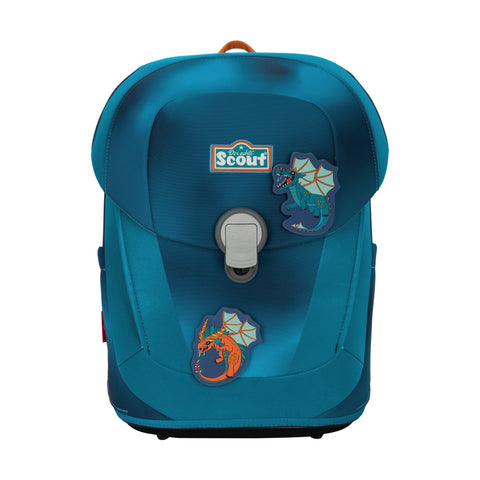 Scout Sunny II Schulranzen 73460366400 Superfl. Seadragon Schulranzen-Set 4-teilig