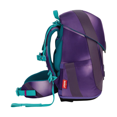 Scout Sunny II Schulranzen 73460361400 Superfl. Purple Magic Schulranzen-Set 4-teilig