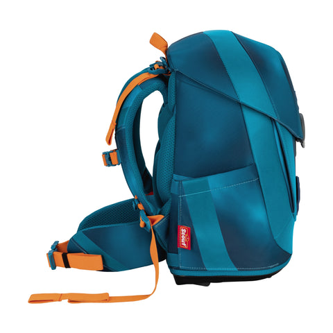 Scout Sunny II Schulranzen 73460366400 Superfl. Seadragon Schulranzen-Set 4-teilig