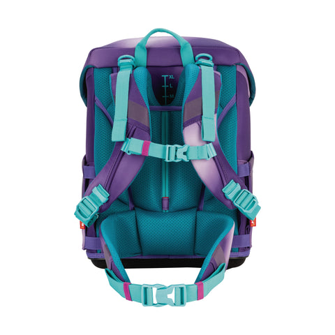 Scout Sunny II Schulranzen 73460361400 Superfl. Purple Magic Schulranzen-Set 4-teilig