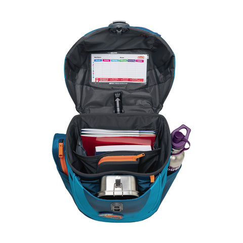 Scout Sunny II Schulranzen 73460366400 Superfl. Seadragon Schulranzen-Set 4-teilig