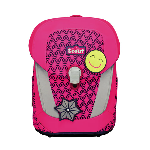 Scout Sunny II Schulranzen 73460504900 Neon Safety Pink Glow Schulranzen-Set 4-teilig