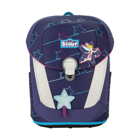 Scout Sunny II Schulranzen 73470125100 Lightweight Blue Star Schulranzen-Set 4-teilig