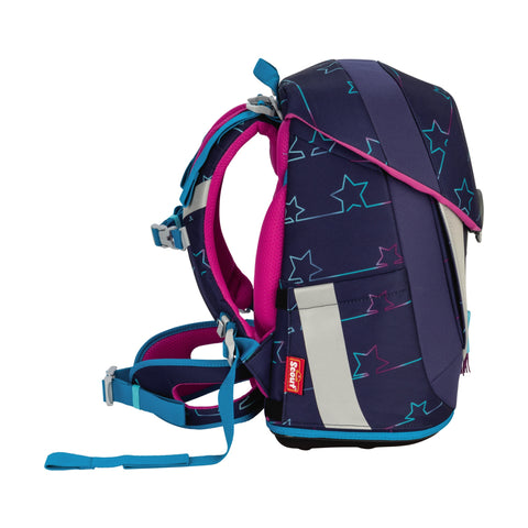 Scout Sunny II Schulranzen 73470125100 Lightweight Blue Star Schulranzen-Set 4-teilig