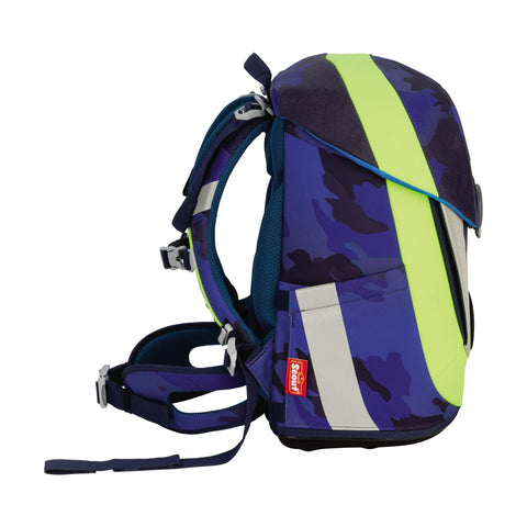 Scout Sunny II Schulranzen 73470121600 Lightweight Blue Police Schulranzen-Set 4-teilig