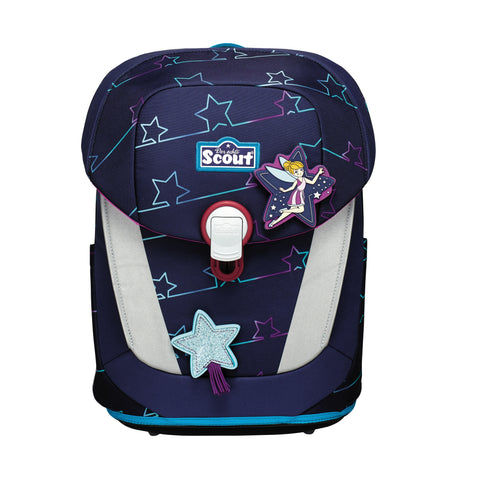 Scout Sunny II Schulranzen 73450725100 Blue Star Schulranzen-Set 4-teilig