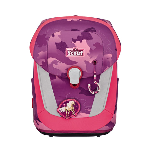Scout Sunny II Schulranzen 73450739900 Pink Horse Schulranzen-Set 4-teilig