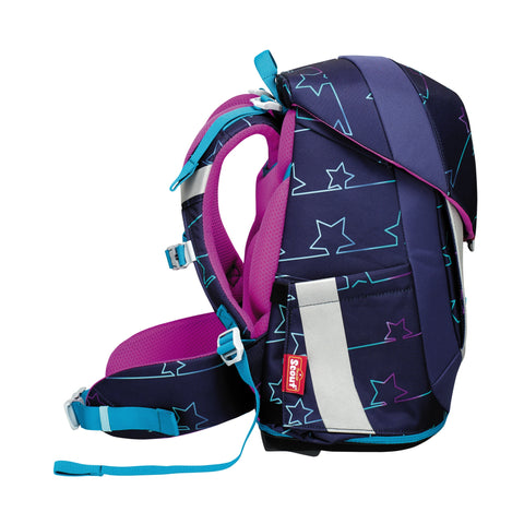 Scout Sunny II Schulranzen 73450725100 Blue Star Schulranzen-Set 4-teilig