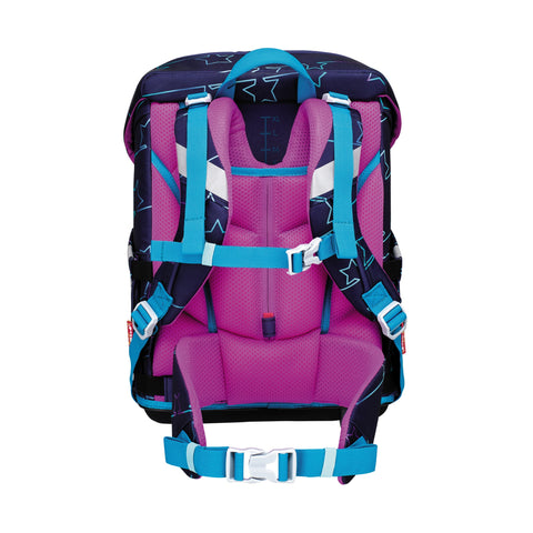 Scout Sunny II Schulranzen 73450725100 Blue Star Schulranzen-Set 4-teilig