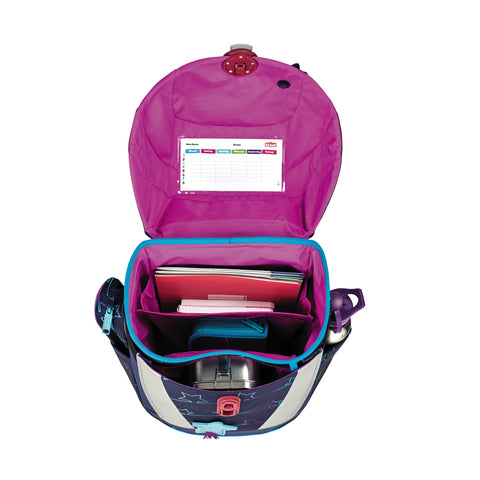 Scout Sunny II Schulranzen 73450725100 Blue Star Schulranzen-Set 4-teilig