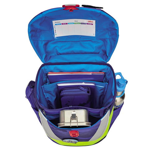 Scout Sunny II Schulranzen 73450721600 Blue Police Schulranzen-Set 4-teilig