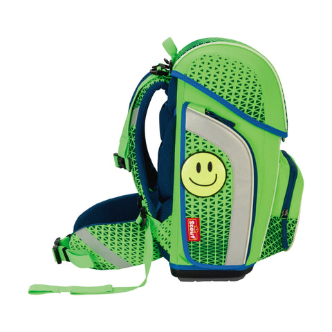 SCOUT Schulranzenset Genius 4tlg 76410207900 DIN N. Saf. Green Gecko Schulranzen-Set 4-teilig