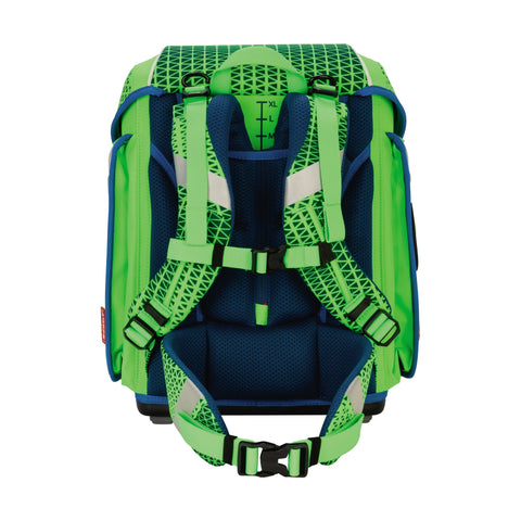 SCOUT Schulranzenset Genius 4tlg 76410207900 DIN N. Saf. Green Gecko Schulranzen-Set 4-teilig