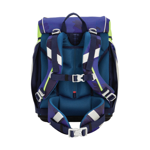 Scout Alpha Schulranzen 74400721600 DIN Blue Police Schulranzen-Set 4-teilig