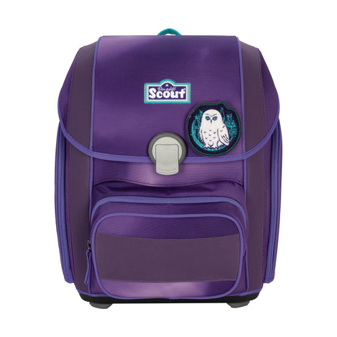 SCOUT Schulranzenset Genius 4tlg 76420361400 Exk. Supe. Purple Magic Superflash