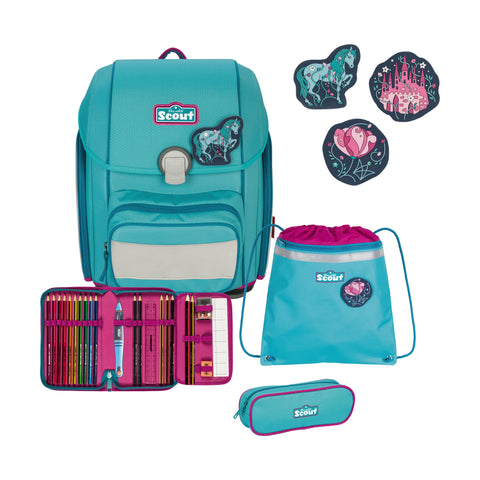 SCOUT Schulranzenset Genius 4tlg 76400753900 Dreamworld Dreamworld