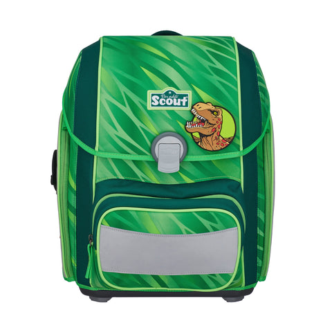 SCOUT Schulranzenset Genius 4tlg 76400727700 Green Rex Schulranzen-Set 4-teilig