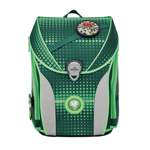 DERDIEDAS Schulranzenset Ergoflex Max 8508155 Soccer Green 5-teilig