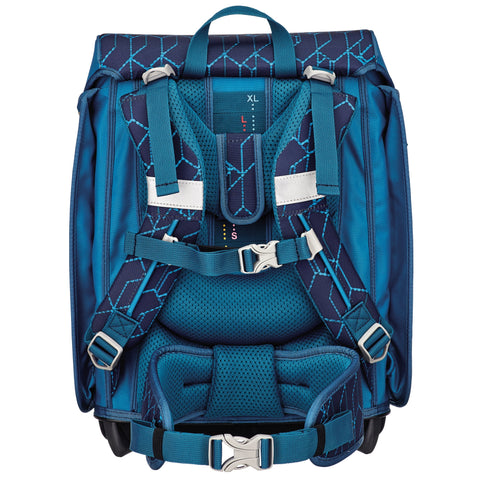 DERDIEDAS Schulranzenset Ergoflex Max 8508154 Blue Speed 5-teilig