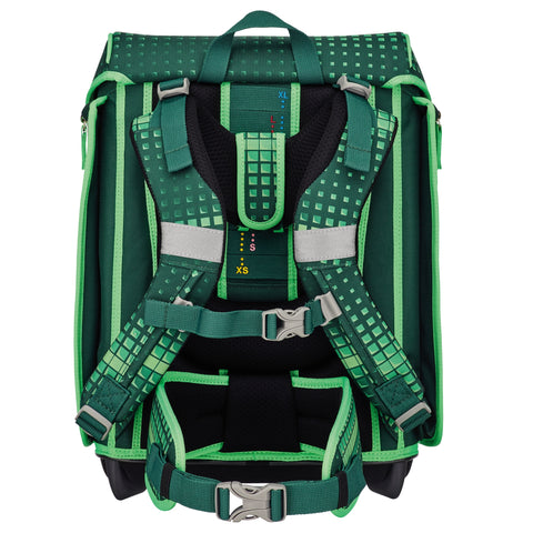 DERDIEDAS Schulranzenset Ergoflex Max 8508155 Soccer Green 5-teilig