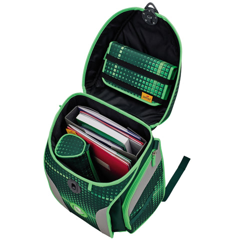 DERDIEDAS Schulranzenset Ergoflex Max 8508155 Soccer Green 5-teilig