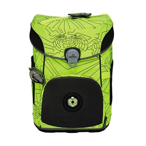 DERDIEDAS Schulranzenset Ergoflex Easy Superfl. 8509160 Neon Fighter 5-teilig