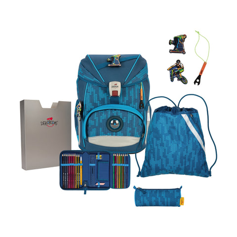 DERDIEDAS Schulranzenset Ergoflex 8505164 Trendsport 5-teilig