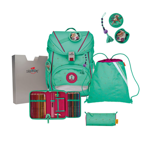 DERDIEDAS Schulranzenset Ergoflex 8505152 Peppermint Pony Peppermint