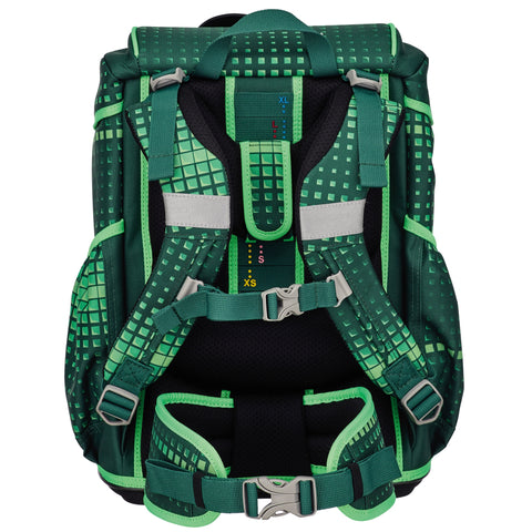 DERDIEDAS Schulranzenset Ergoflex 8505155 Soccer Green 5-teilig