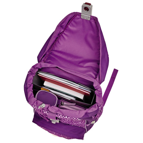 DERDIEDAS Schulranzenset Ergoflex 8505151 Purple Dots Purple Dots