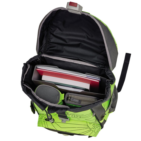 DERDIEDAS Schulranzenset Ergoflex 8505160 Superflash Neon Fighter 5-teilig